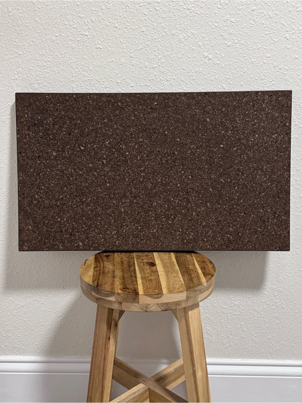 HTF IKEA SVENSÅS Cork Memo Board Dark Brown Wall Organization Modern Decor